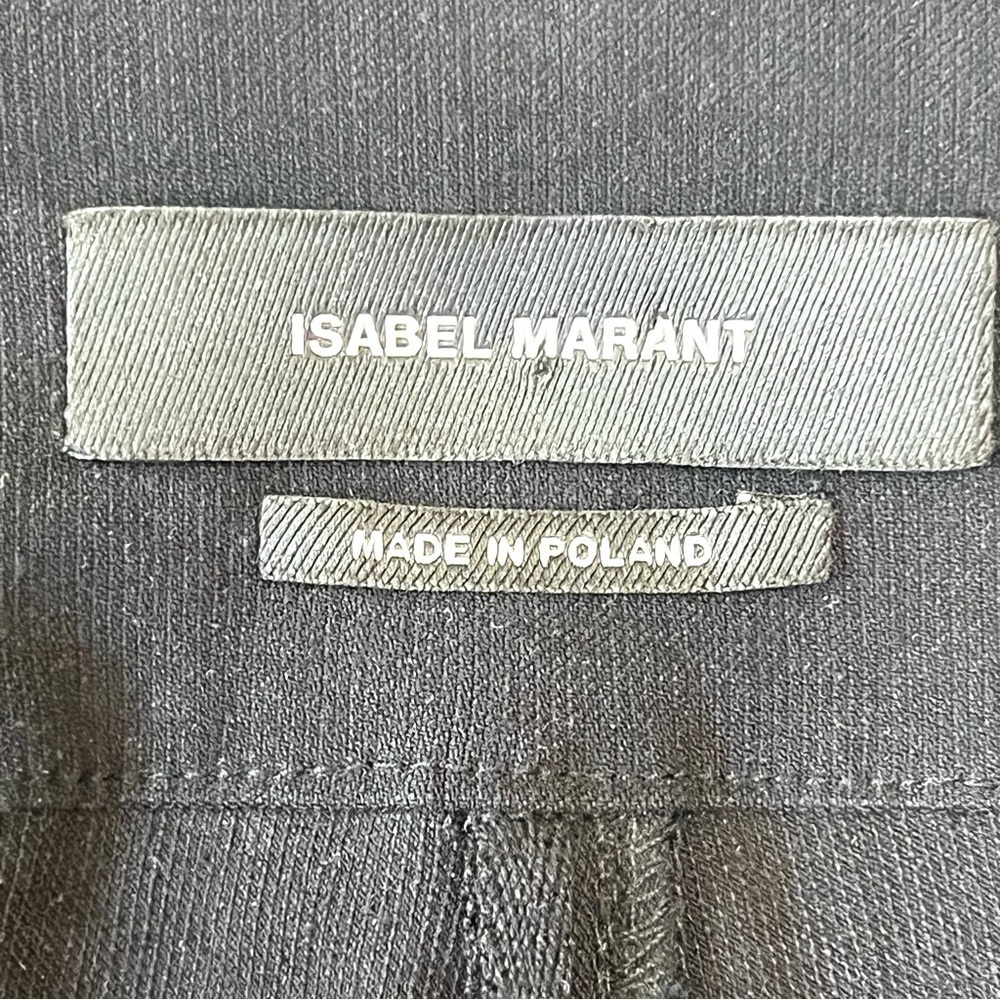 Isabel Marant Hunter Black Ruffle Hem Pants 44 - Picture 12 of 12